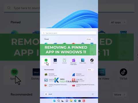 Remove Pinned Apps – Windows 11 Tip of the Day