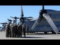 U.S. Marines execute a long-range raid launched using MV-22B Ospreys