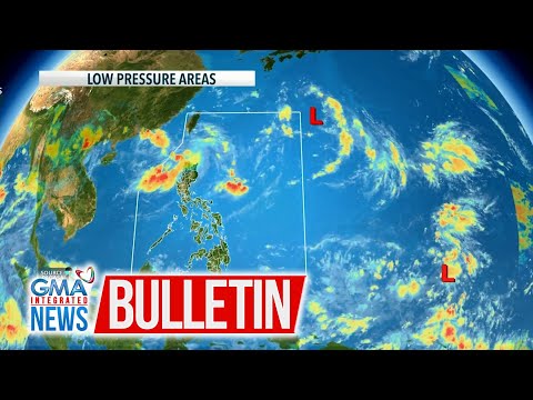 2 LPA sa labas ng PAR ang binabantayan ng PAGASA | GMA Integrated News Bulletin