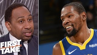 Stephen A: Kevin Durant’s performance against Rockets was 'disgraceful' | First Take