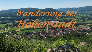 Wanderung bei Hohenstadt in der Hersbrucker Schweiz / Fränkische Schweiz . Rundweg Nr.3