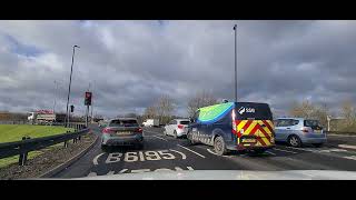 Drive Northwest UK.  Junction 22 west M62 to Chadderton. The back way over the tops.