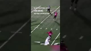 This football player ran the wrong way after an interception 😂