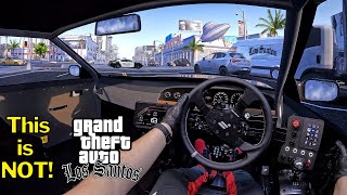 GTA's Los Santos Map for Assetto Corsa is Just NUTS! | Fanatec CSL DD