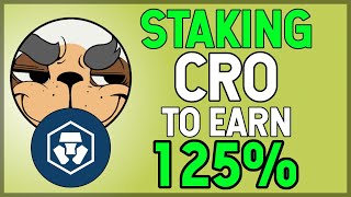 How I EARN 125% PASSIVELY with CRO! Crypto.com NATIVE COIN! Staking on CRONUS Chain!