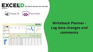 Writeback Planner - Log data changes and comments