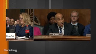 Ford Tears Up as Sen. Booker Calls Her Heroic