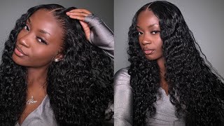 VERY DETAILED WATER WAVE HD WIG INSTALL ! | Ft Yolissa Hair