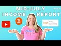 Mid-July Income Report For Amazon KDP, Etsy, & YouTube 2024!