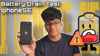 Iphone se 2020 battery Drain test full video