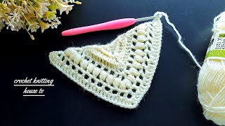 perfect👌beautiful & easy crochet shawl pattern gorgeous easy for beginners/easy crochet shawl