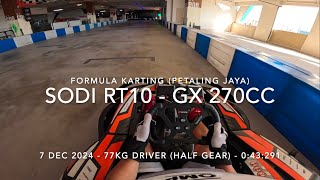 Formula Karting (Petaling Jaya) - SODI RT10 - Hot Lap - 0:43:291