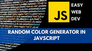 Random color generator in Javascript