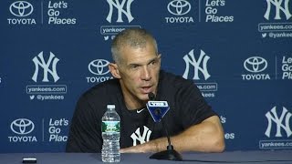 TB@NYY: Girardi on Eovaldi in Yankees' loss to Rays