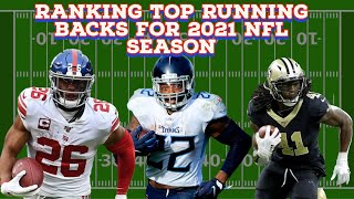 Ranking The Top Running Backs Heading Into 2021 NFL Season || Tier List