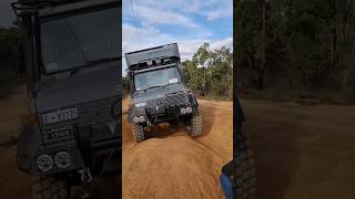 When you build a house on the back of a Unimog😳🙈 #unimogcamper #lifeontheroad #travelcouple