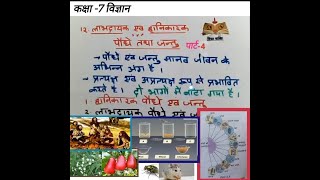 ( 07th Science UP)Beneficial Animals.लाभदायक जंतु। Word wall activity, MCQ