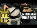 How to SETUP A CANISTER FILTER & the different types of media to use! | Sun-Sun 304B filter