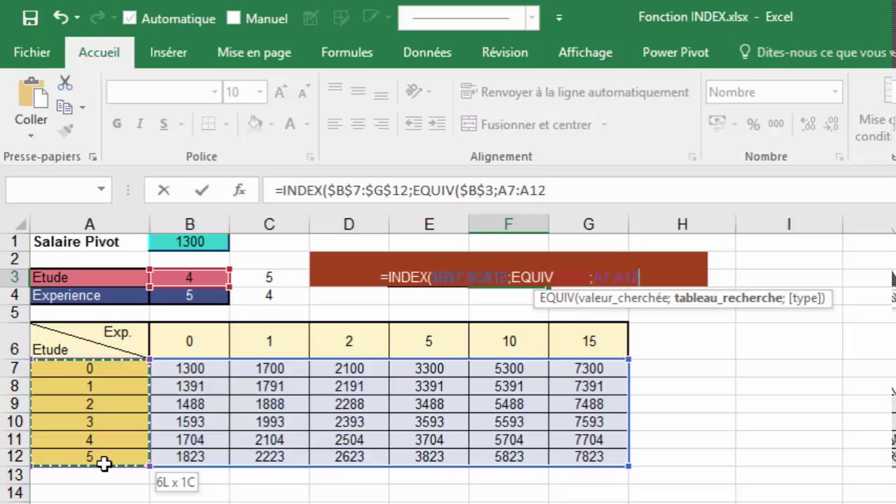 Comment Mettre En Indice Sur Excel | AUTOMASITES