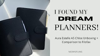 My Favourite Planner of All Time!!! | A5 Aura Estelle Chloe Planner Unboxing + Comparison to Filofax