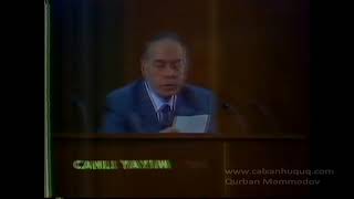 Mirmahmud Mirəlioğlunun tarixi nitqi 4 İyun - 1993 - cü il Gəncə qiyamı.