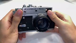 Zorki 4K with Jupiter-8 50mm f2 Lens ( JM ) ( Shutter Stuck )