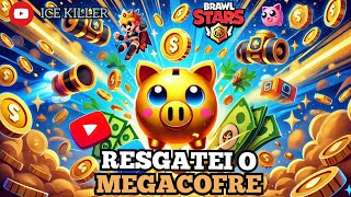 RESGATEI O MEGACOFRE E GANHEI SKINS!!! - BRAWL STARS