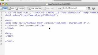 Introduction to JavaScript (1) - the Script tag