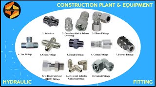 HYDRAULIC FITTINGS I HYDRAULIC FITTING EXPLAINED I CONSTRUCTION PLANT AND EQUIPMENT I 100% SUCCESS