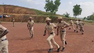 MOB practical exam in dharwada police training school,civil police 5th batch 5\u00266 ploton boys