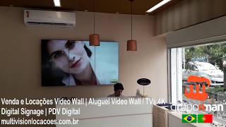 Venda e Locações Video Wall | Aluguel digital signage Multivision Locações