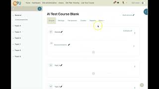 Adding an External Tool (LTI) in Moodle 4.5