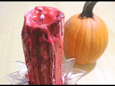 DIY Halloween Drip Candle DIY Halloween Drip Candle