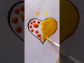 orange yellow heart satisfying painting satisfyingart art heart shorts