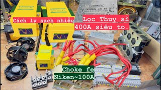 30/12:LỌC THUỴ SĨ 400A,CÁCH LY SẠCH NHIỄU MỚI,TỤ ĐIỆN ,ÁT ĐỨC ÁT SCHNEIDER 70k..☎️:0985822628.