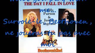 James Ingram ft  Dolly Parton - The Day I Fall In Love Lyrics 1999