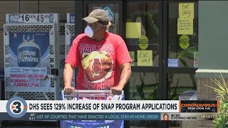 DHS sees 129% increase of SNAP program applications