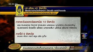 ปภ.สั่งเฝ้าระวัง 5 จังหวัดน้ำท่วม - ประสาน 41 จังหวัดรับมือน้ำไหลหลาก-ดินถล่ม