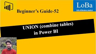 Power BI UNION function