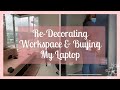 Decorating My Workspace & Buying A Laptop (FINALLY!!!) | VLOG | Ashyy Edward