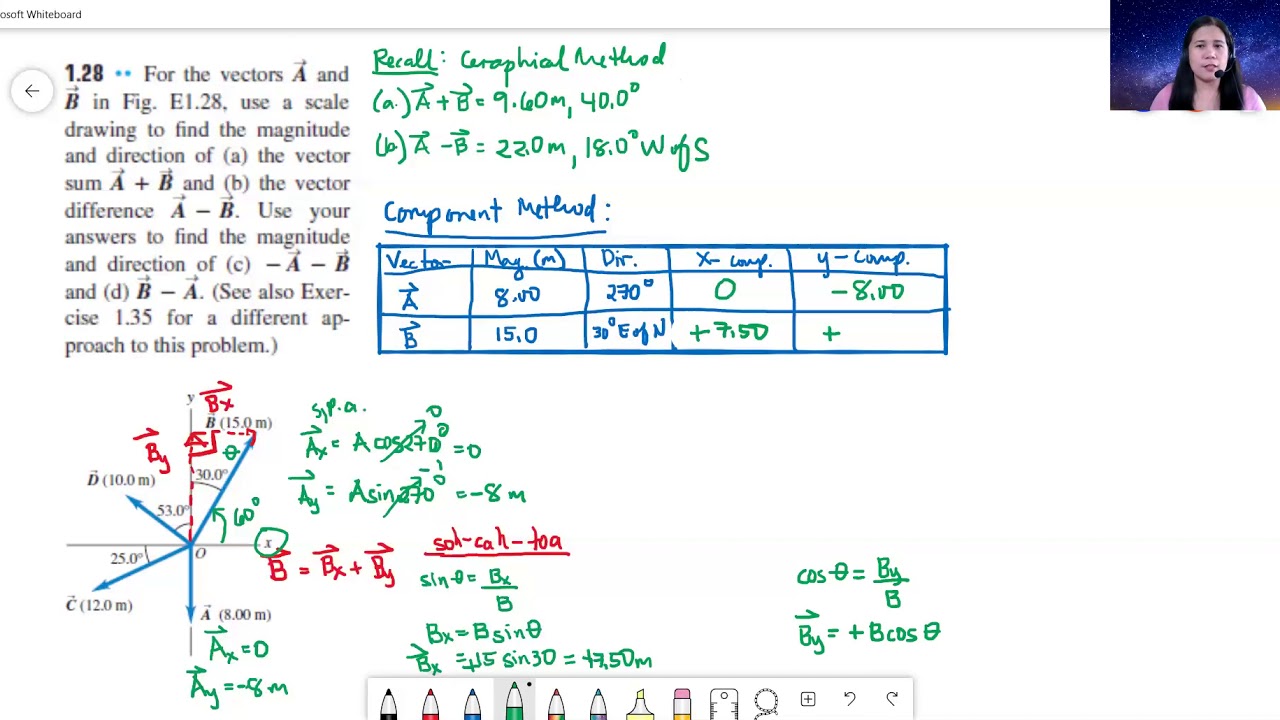 Adding Vectors Component Method
