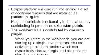 Eclipse Plug-Ins developer guide