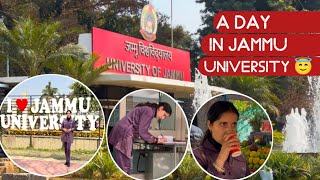 A Day in Jammu university 📚  Ph.d Scholar Life 💁 University of Jammu ||