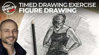 Gettin' Sketchy LIVE - Timed Drawing Exercise - Figure Drawing