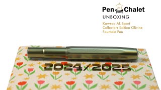 The 2024 Kaweco AL Sport Collectors Edition Olivine Fountain Pen