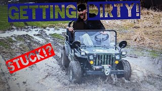 Mini Jeep Getting Dirty! Hill Climb!