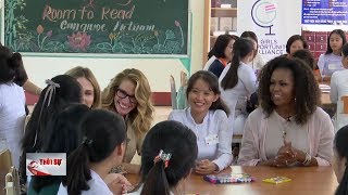 Bà Michelle Obama đến Việt Nam thúc đẩy giáo dục trẻ em gái