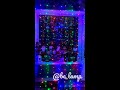 Светодиодная новогодняя гирлянда на окно. Разноцветная. 3 на 3 метра. 300 led