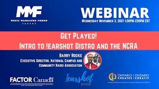 MMF Canada Webinar: Intro to !earshot Distro