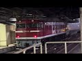 ef81号機80編成＋e26系12両＋ef81号機95編成がカシオペア年越し団体列車の返却回送として汽笛を鳴らして上野駅13番線を発車